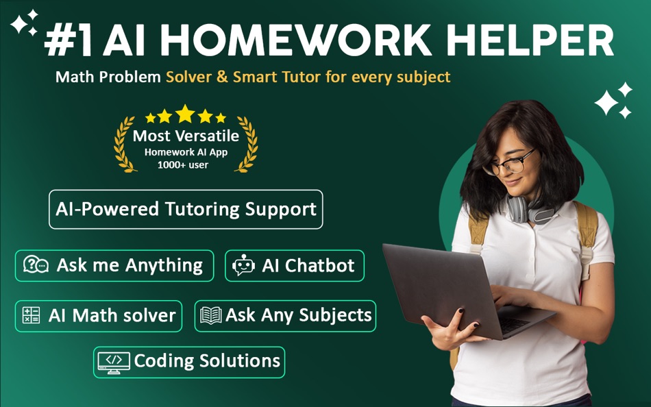#1. AI Homework Helper + Chatbot (macOS) 来自: Muhammad Junaid Ashraf