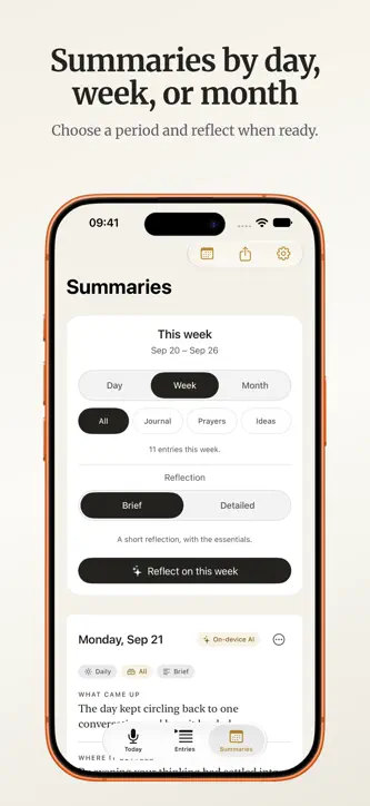 Onekept: Voice Journal screenshot 3
