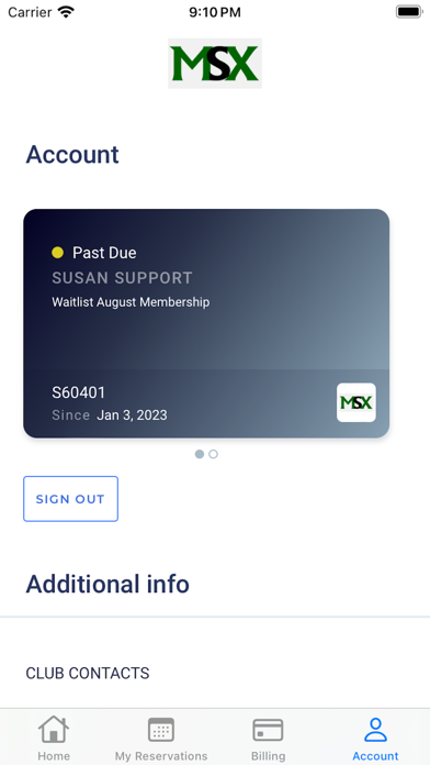 Middlesex Club Screenshot