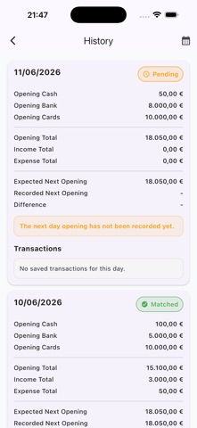DailyClose – Cash Tracker Screenshot 4 of 5