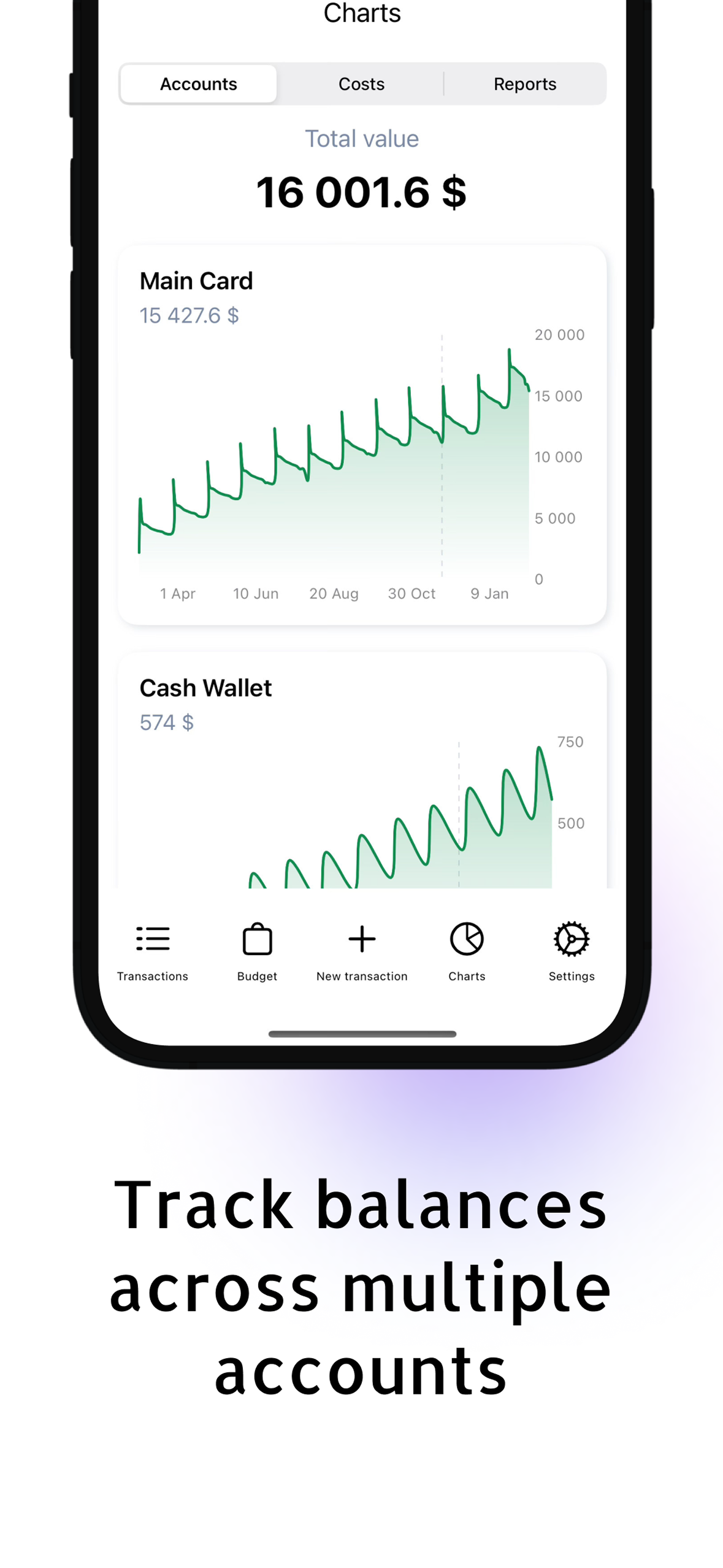 FinanceTrackerApp screenshot 2