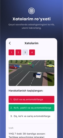 Yo'l harakati qoidalari 2026 screenshot
