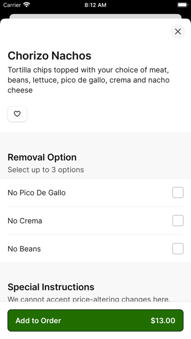 Taqueria Herencia Mexicana Screenshot