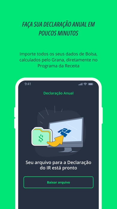 Grana - IR da bolsa automático Screenshot