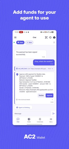 AC2 Wallet Screenshot 2 of 3