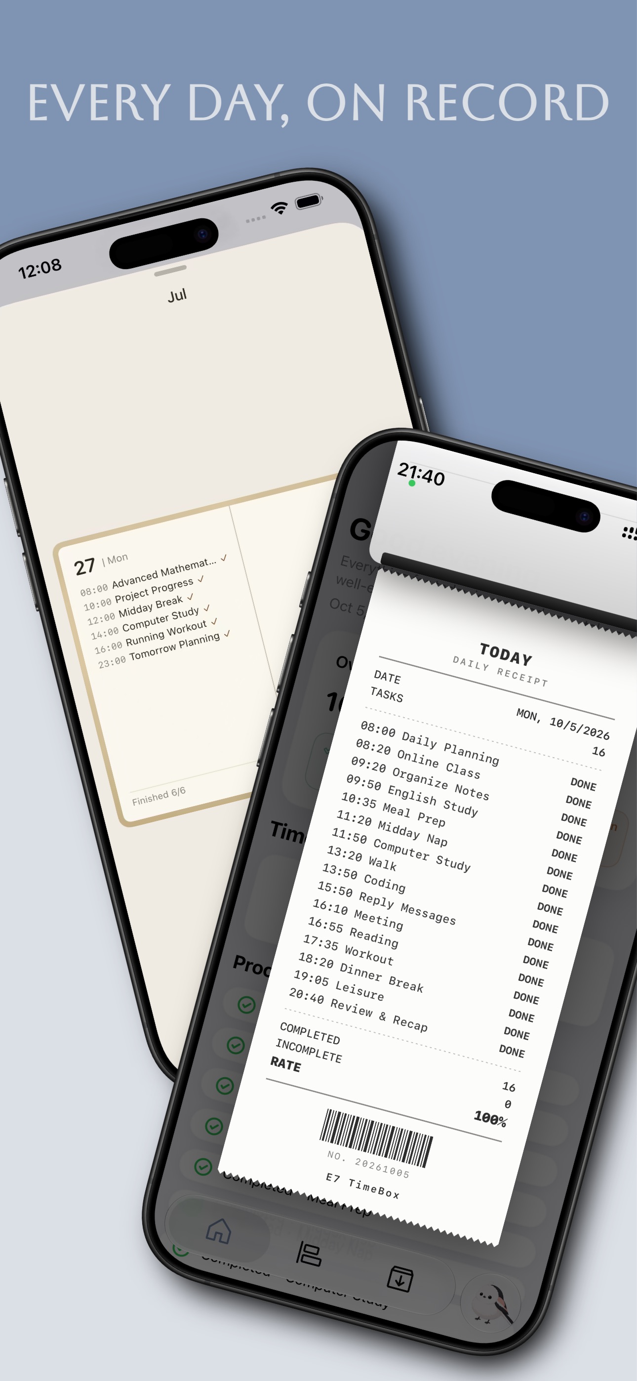 Screenshot 6 of E7 TimeBox