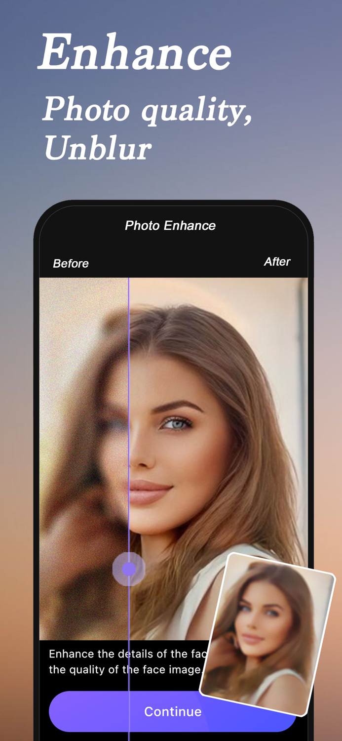 AI Photo - Unblur  Enhancer