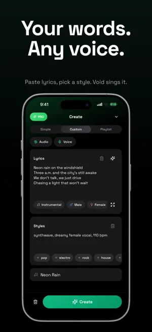 AI Song Maker - Void screenshot 4