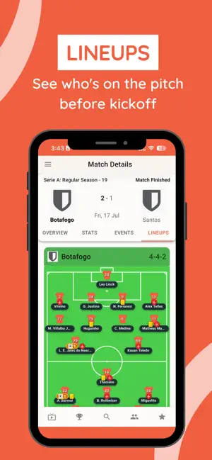 Soccer Live: Scores & Stats screenshot 4