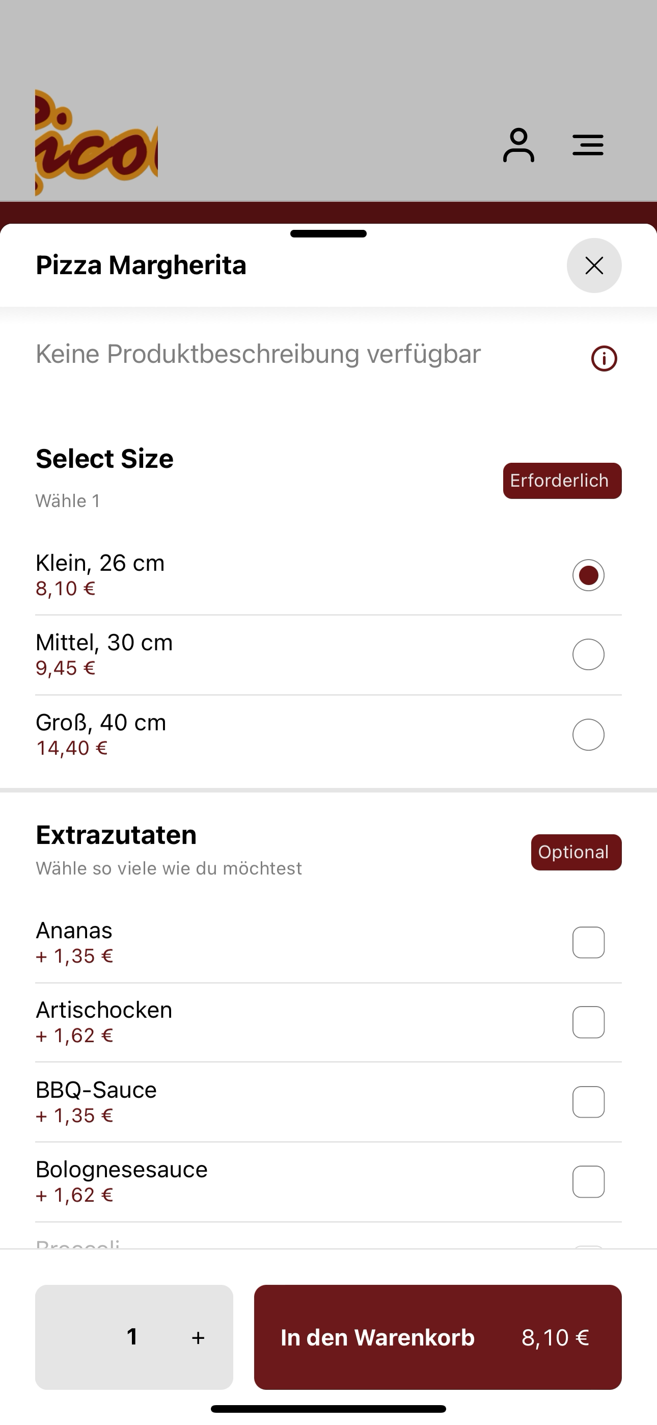 Pizzeria Ricoli screenshot 4