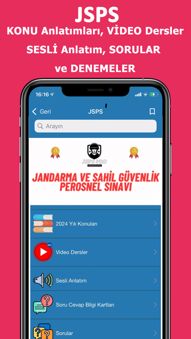 JSPS APP Screenshot