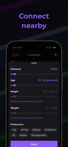 LAYBAE – Gay Chat & Dating iPhone screenshot