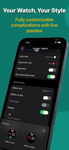 Glimpsy: Smart Complications Screenshot 4 of 7