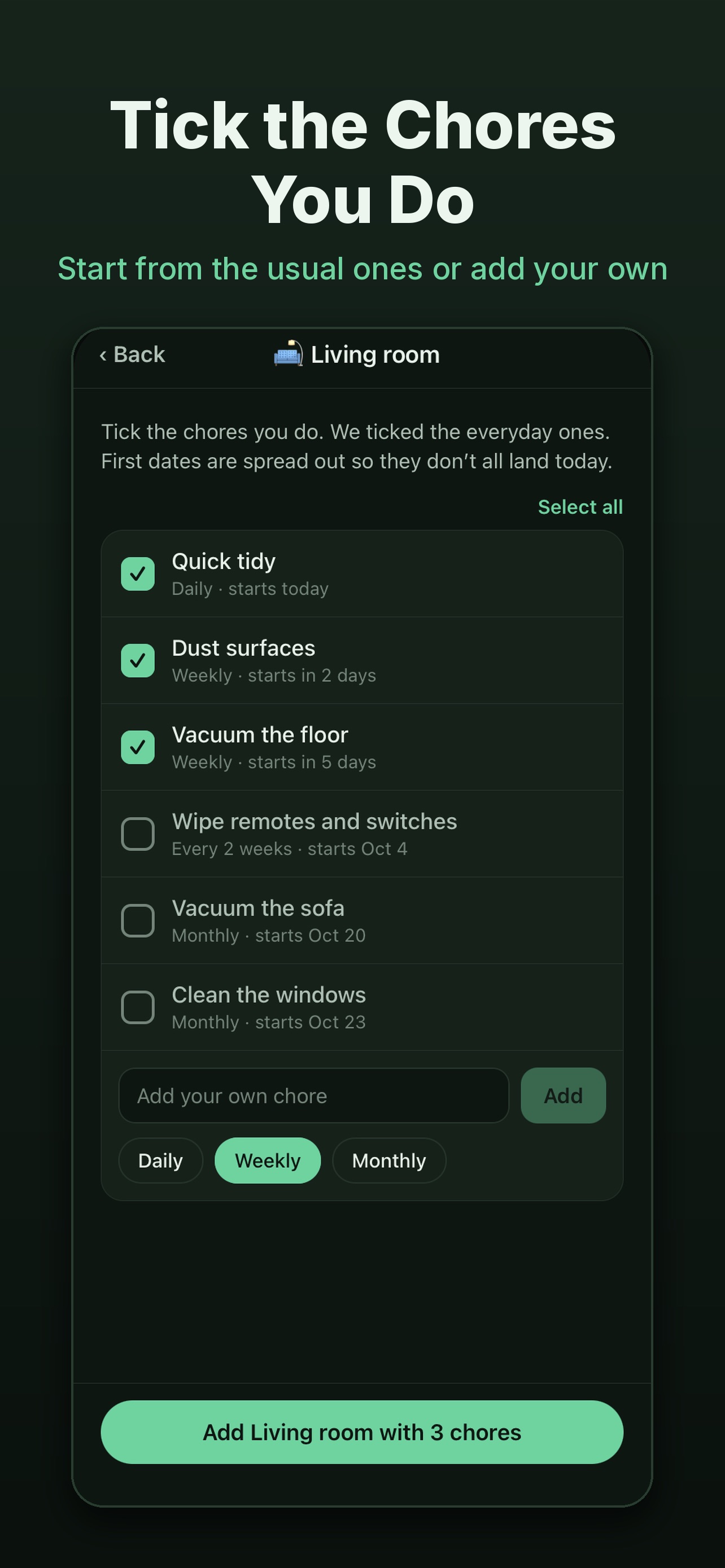 Screenshot 5 of Chores: Cleaning Schedule