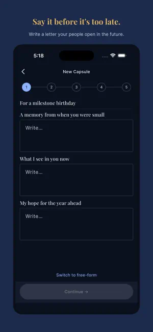 TimeLock: Future Letters screenshot 1