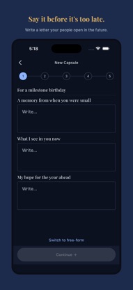 TimeLock: Future Letters screenshot 1