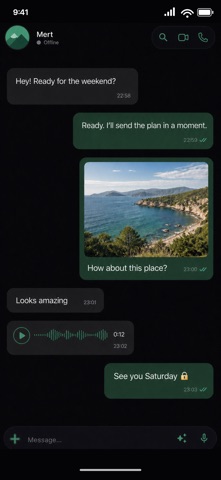 CryptyX: Secure Messaging Screenshot 2 of 5