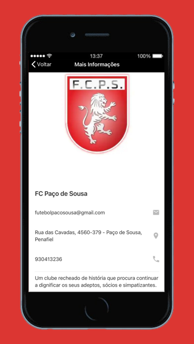 FC Paço de Sousa Screenshot 4 - AppWisp.com FC Paço de Sousa Screenshot 4 - AppWisp.com