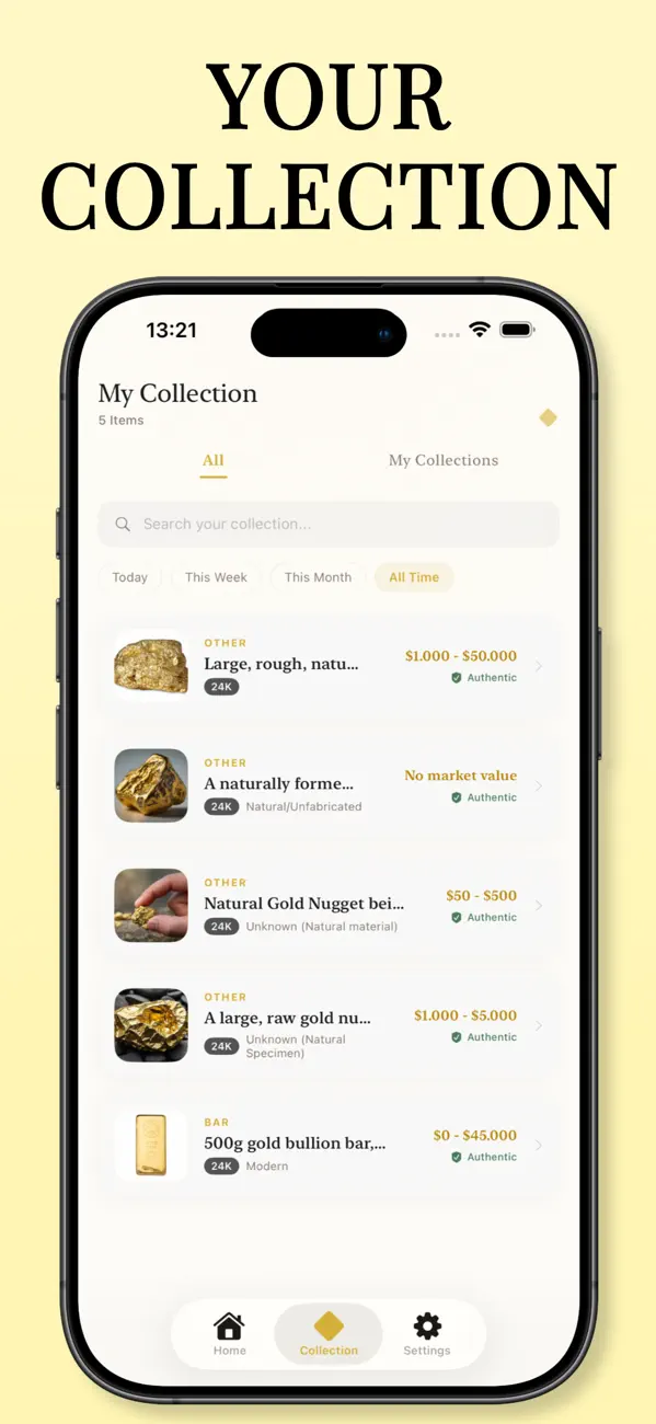 #3. Gold Scanner (iOS) Av: Munure Tuzun