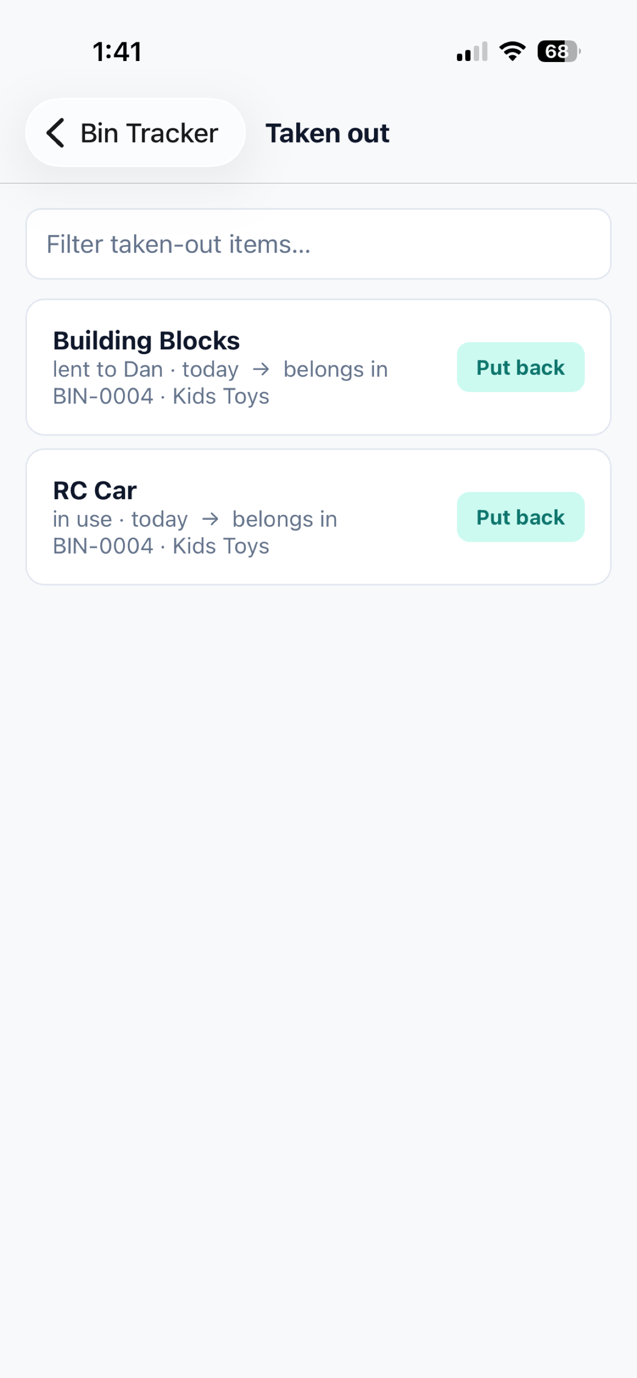 Bin Tracker: QR Inventory screenshot 4
