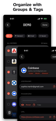 PanicVault - Password Manager iPhone screenshot