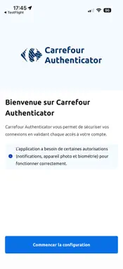 Carrefour Authenticator screenshot 1