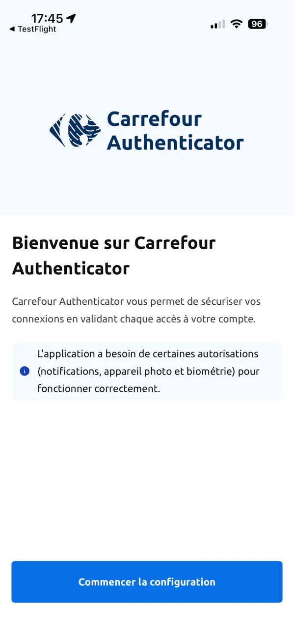 Screenshot #1 pour Carrefour Authenticator