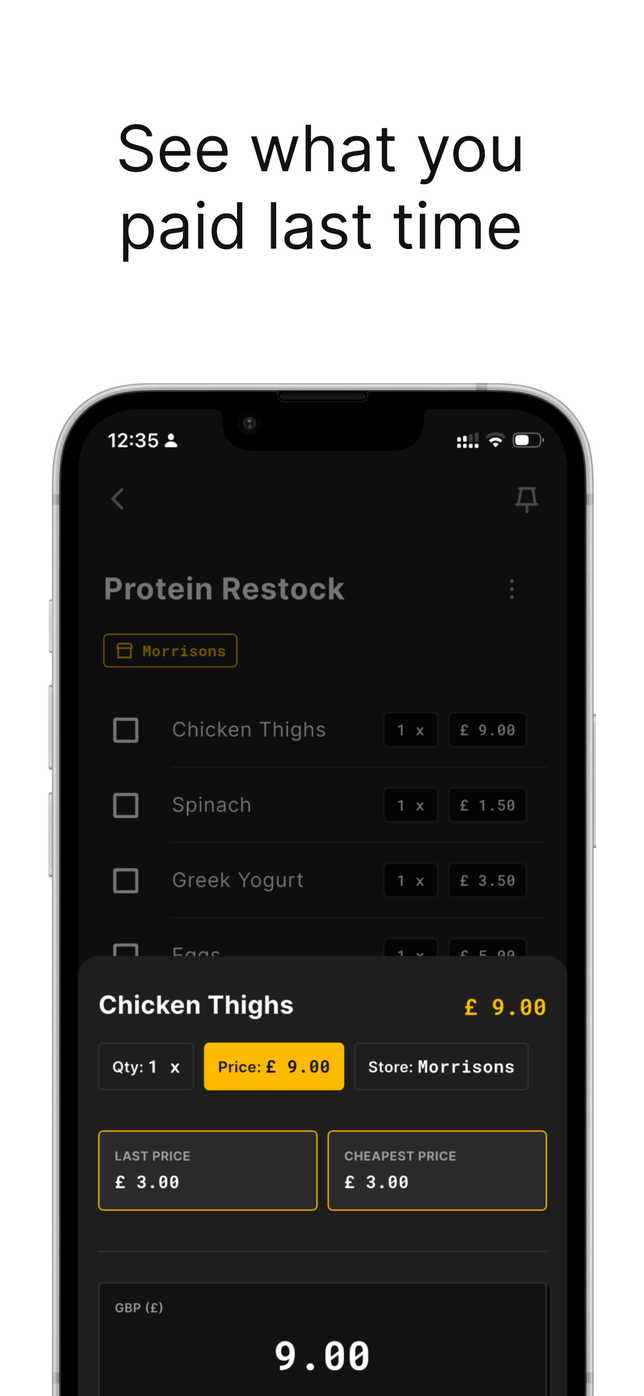 Shop Notes - Shopping Lists