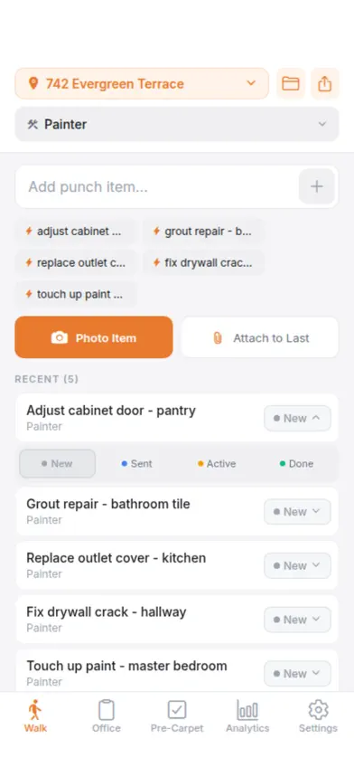 RapidPunch - Punch List screenshot 4