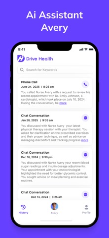 Avery powered by Drive Health screenshot