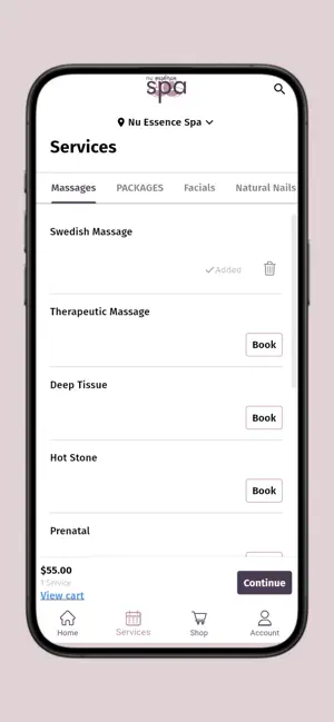 Nu Essence Spa screenshot 2