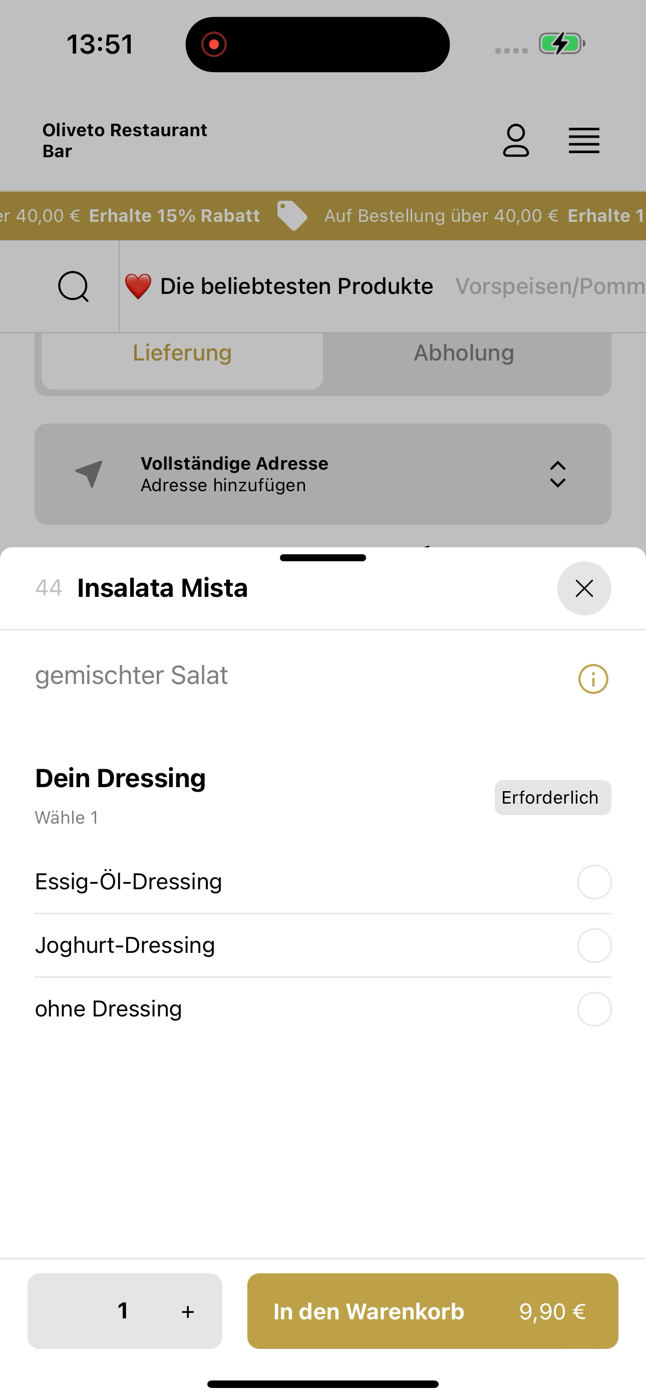 Oliveto Restaurant Bar screenshot 4
