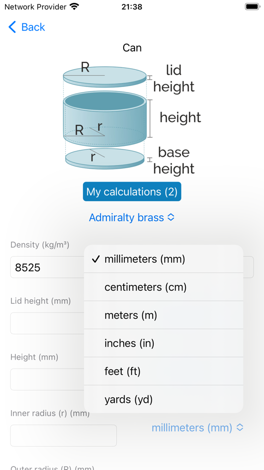 #6. Multi-Metal Weight Estimator (iOS) 게시자: Vladislav Zhirnov