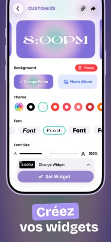 Color Widgets: Icône et Thèmes iPhone screenshot 5