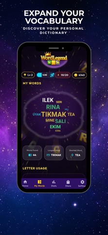 Word Legend : Word Puzzle Game iPhone screenshot