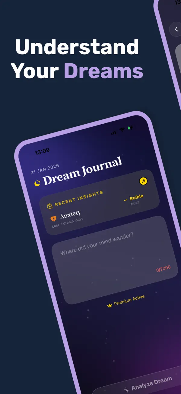 Screenshot #1 pour Dreamful · Dream Journal
