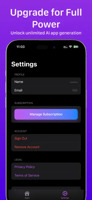 Make-It AI: App & Code Builder iPhone screenshot 5