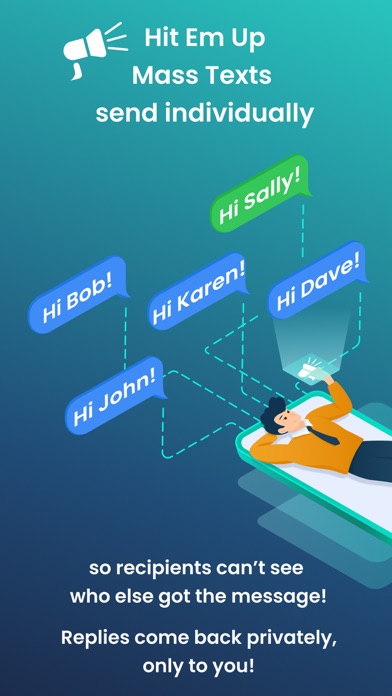 Screenshot #3 pour Hit Em Up: Mass Text Bulk SMS