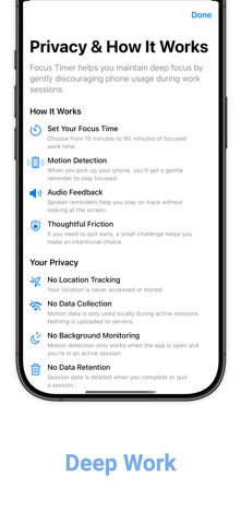 Focus Timer For Productivity ® screenshot