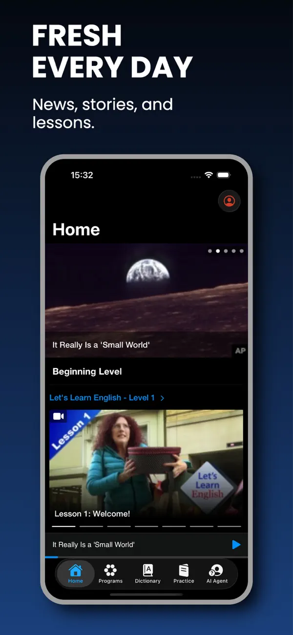 Screenshot #1 pour VOA English Learning