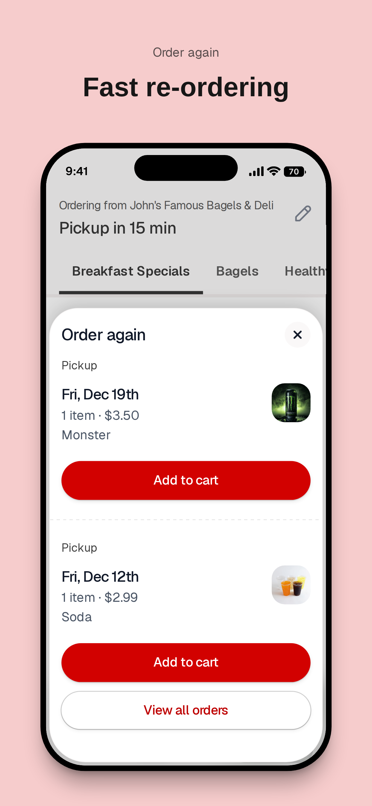 John's Famous Bagels and Deli screenshot 4