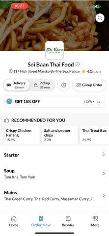 Soi Baan Thai Food iPhone screenshot