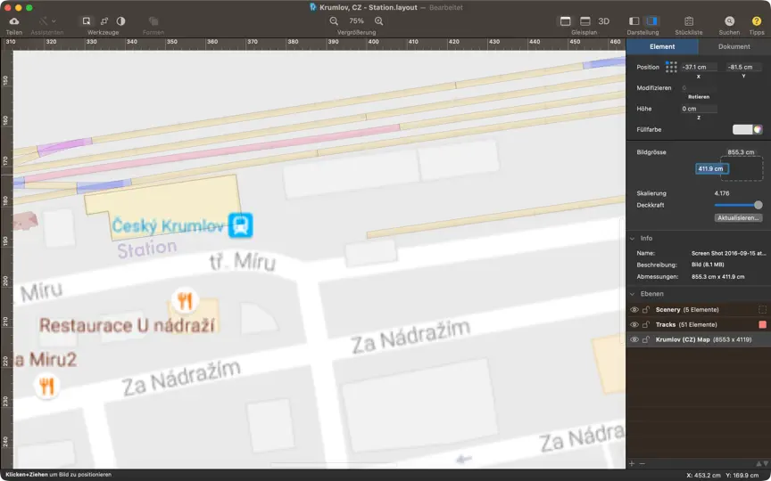 Screenshot von RailModeller Pro auf dem iPhone 9