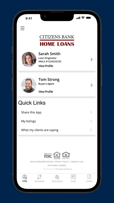Citizens Bank - WI Home Loans Screenshot