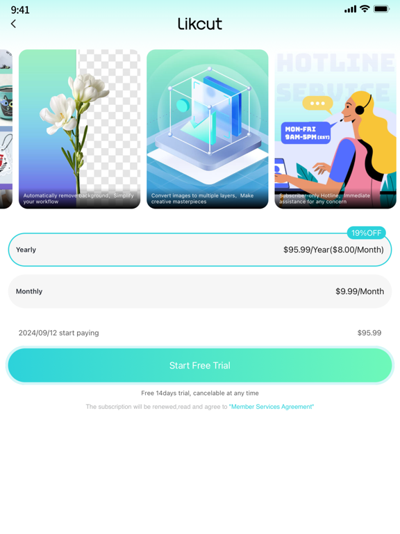 Likcut iPad screenshot 4 - Graphics & Design app