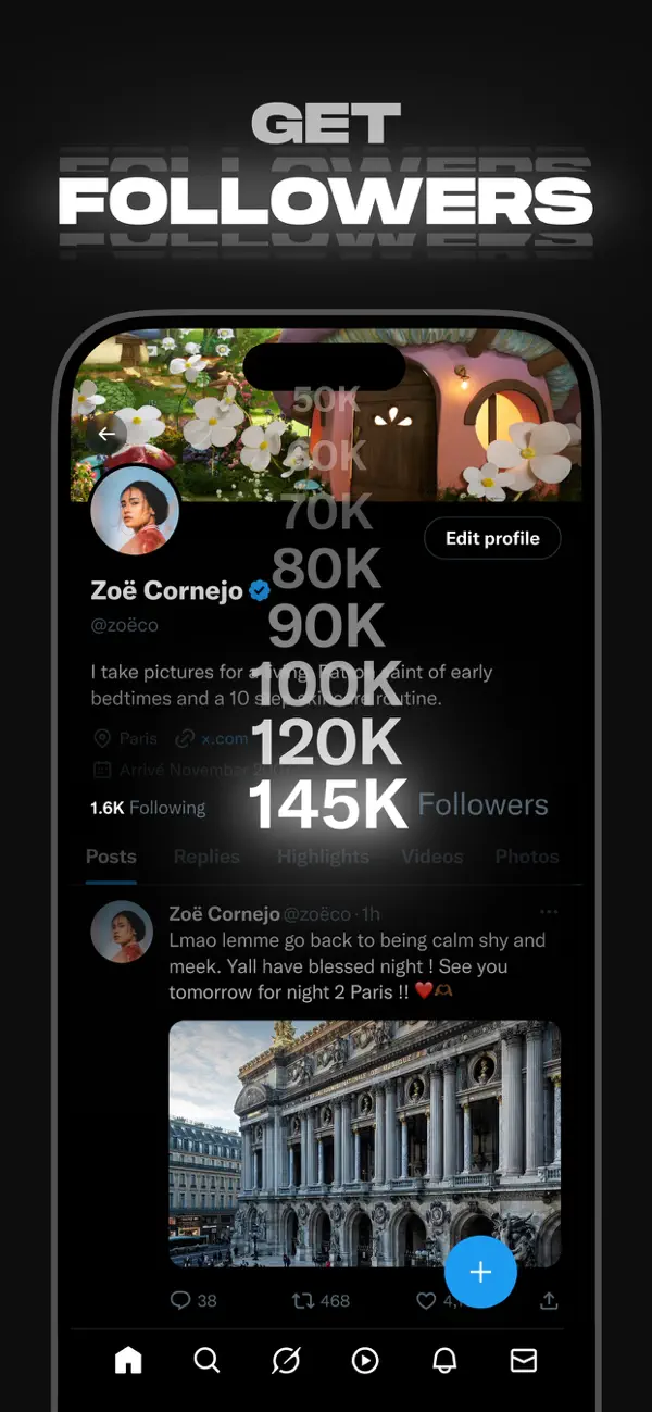 Twitter Modded screenshot 4 - iOS app interface