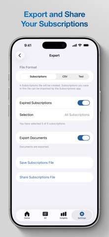 Subscriptions: Manage Subs Screenshot 6 of 7