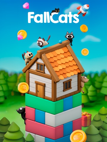Fall Cats iPad screenshot
