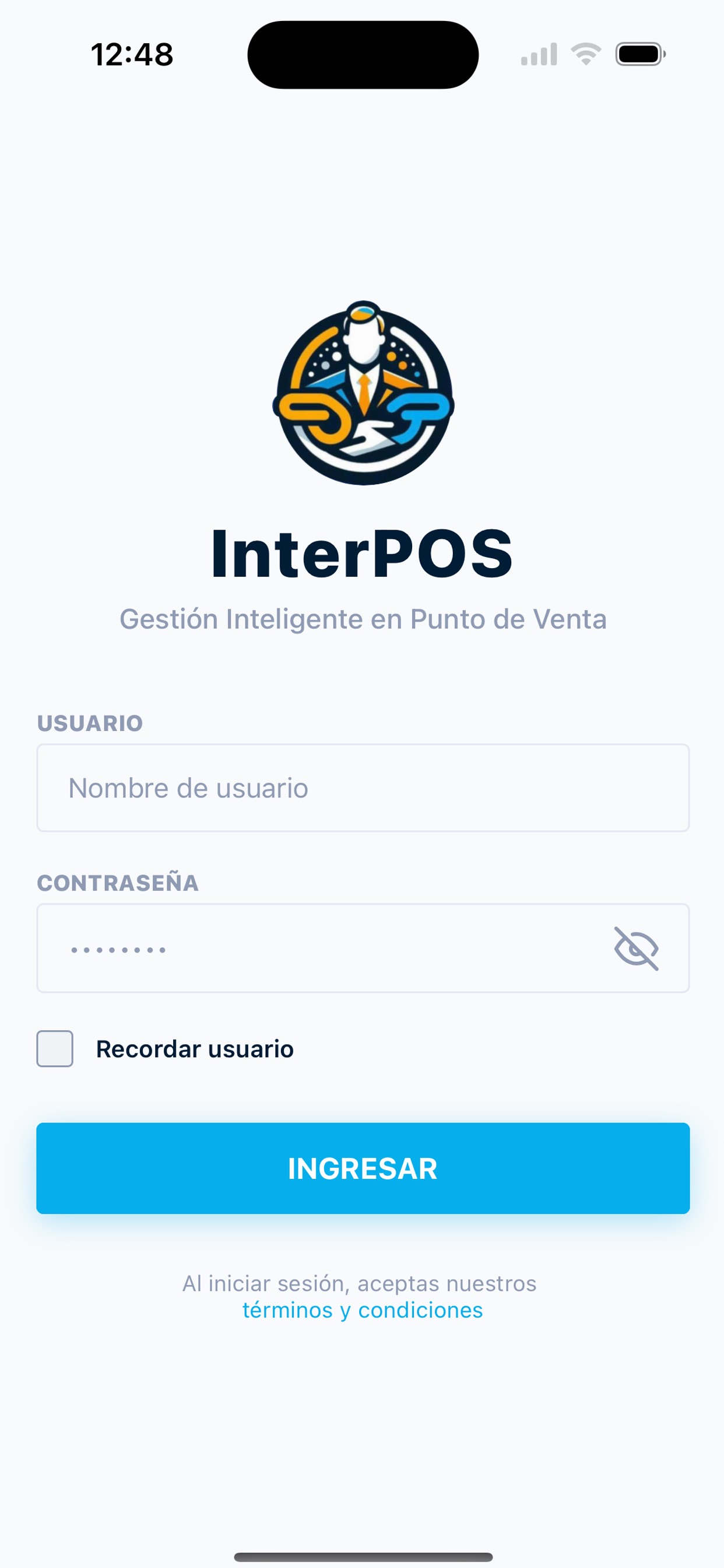Screenshot 2 of InterPOS App