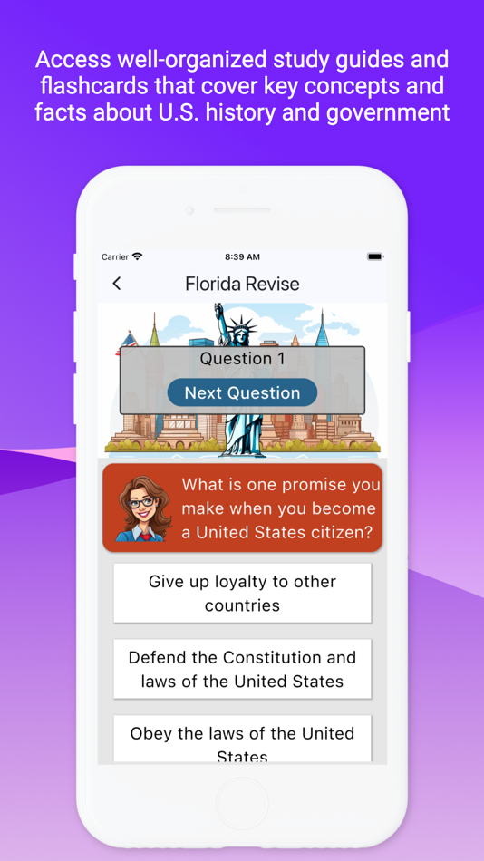 #3. USCIS Civics Test Tutor (iOS) 由: Union25 LLC